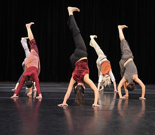 Hand Stand During Dance Performance