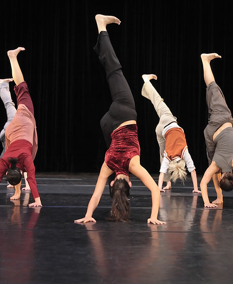 Hand Stand During Dance Performance