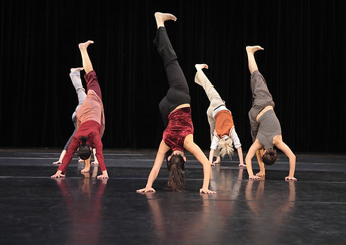 Hand Stand During Dance Performance