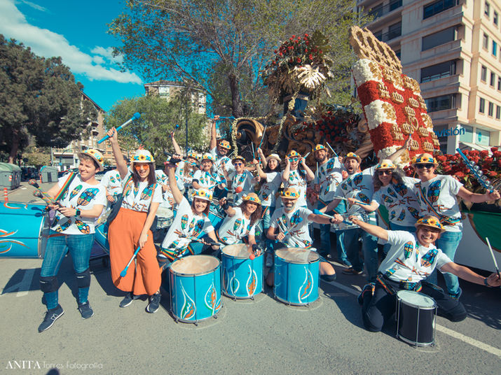 Batucada Batalla de las flores Murcia