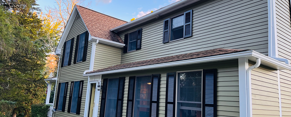 House freshly painted tan by ERST Painting