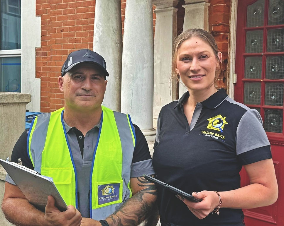 Paul Pasquale and Karolina Wiercinska – surveyors at Yellow Brick Surveyors