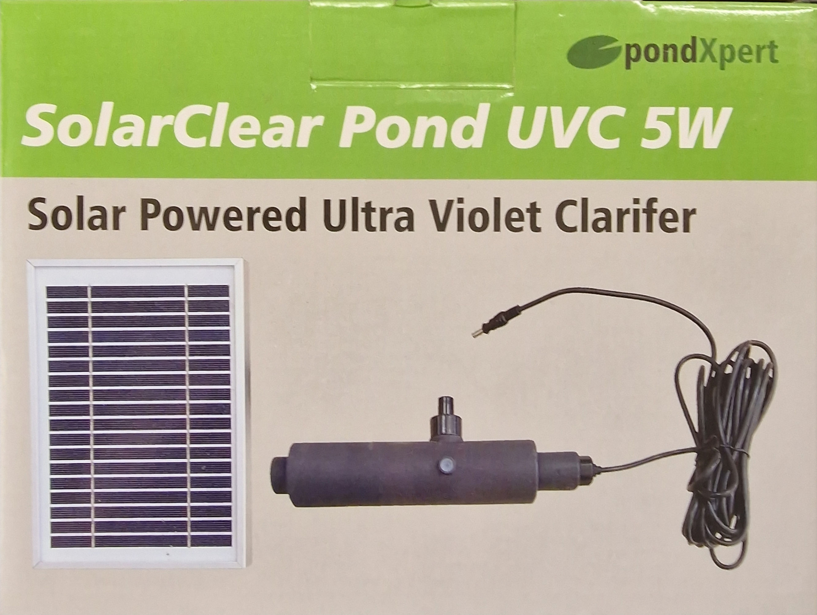 Pond xpert Solar clear pond UVC 5w