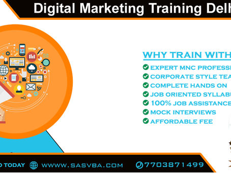 Top Digital Marketing Training Institutes in India with Sasvba