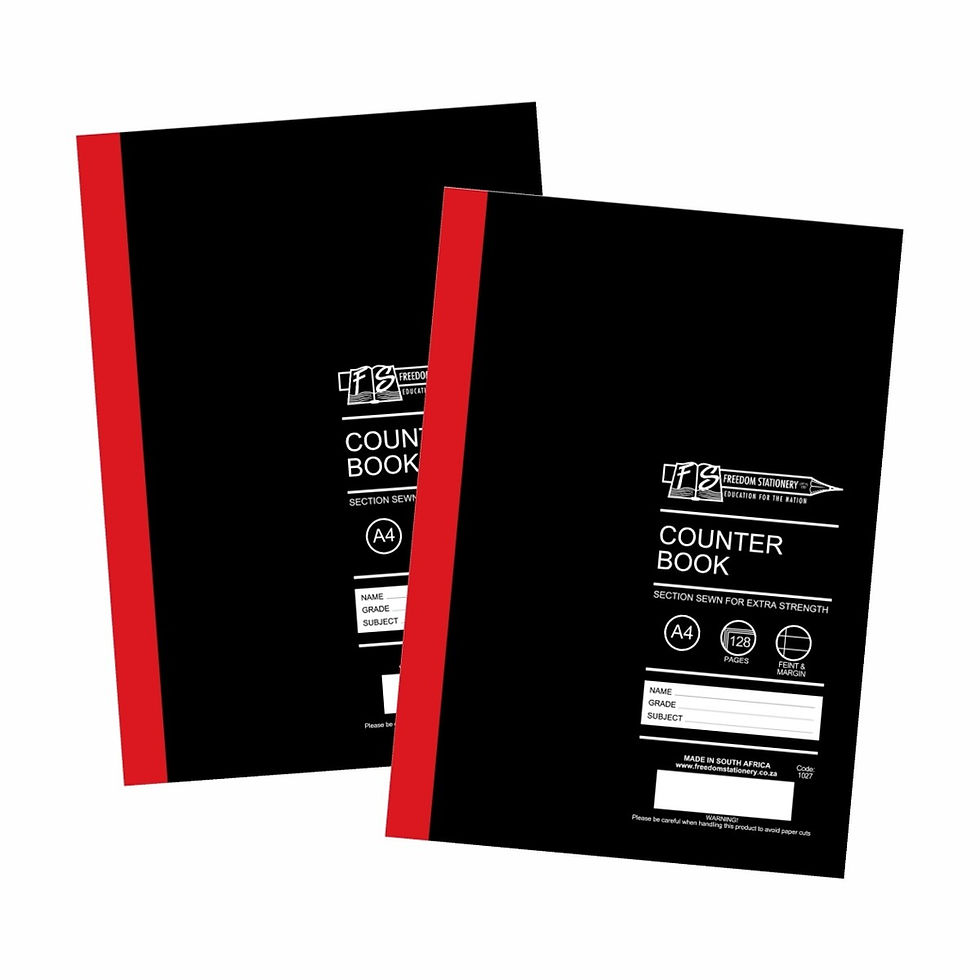 3 QUIRE  / 288 PAGES A4 COUNTER BOOK Q/M 1026