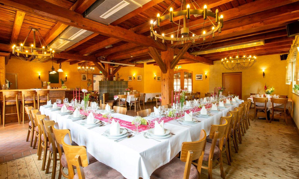 Restaurant und Räume für Feierlichkeiten von Landgasthof Fischer nähe Freiberg