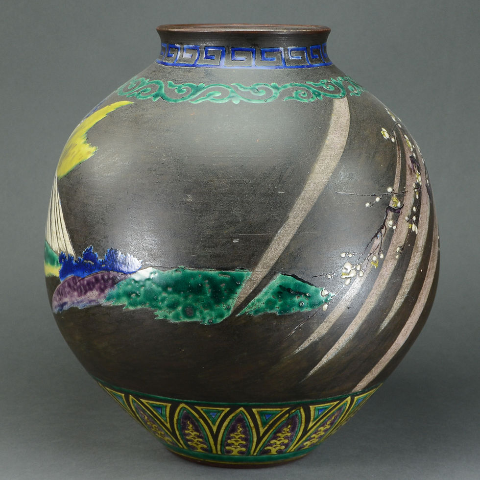 Thumbnail: Japanese Kutani Style Large Vase