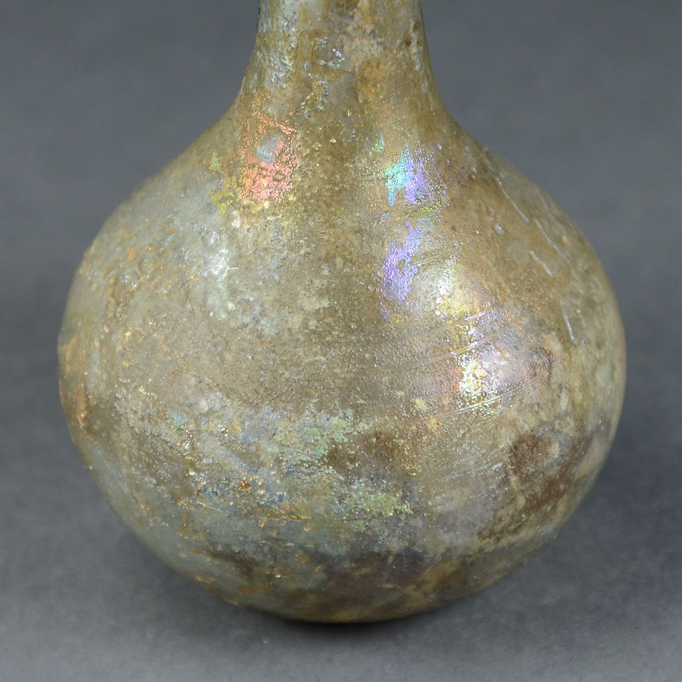 Thumbnail: Ancient Roman Glass Flask