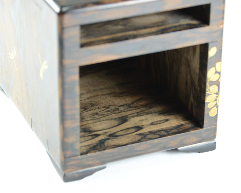 Thumbnail: Japanese Black & White Ebony Box