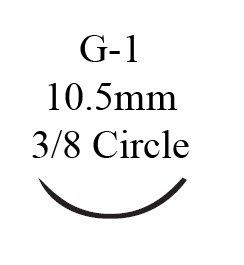 SUTURE, GUT CHR 6-0 18" G-1 (12/BX)