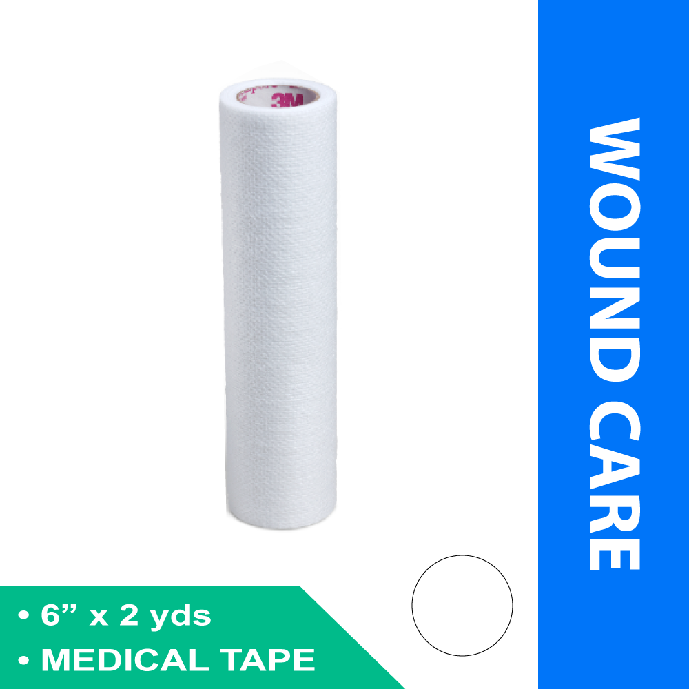 PERFORATED MEDICAL TAPE 3M™ H WHITE 6 INCH X 2 YARD SOFT CLOTH NONSTERILE