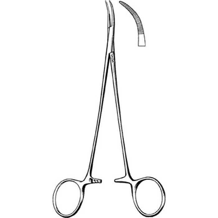 FORCEP, JACOBS HEMOST FULL CRVD 7"