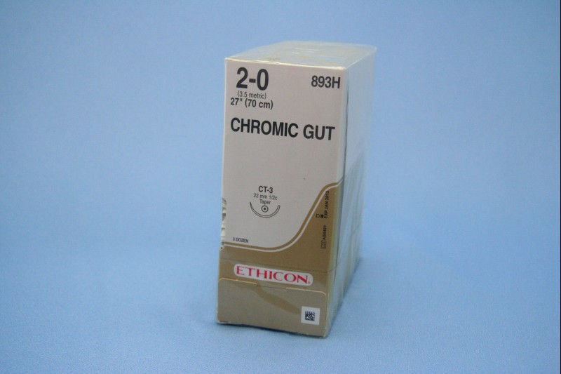 SUTURE, GUT CHR 2-0 27" CT-3 (36/BX)