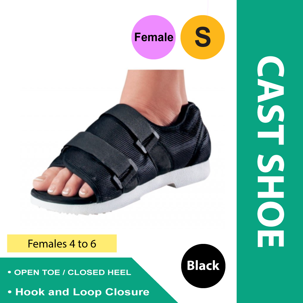 SHOE, MED SURG WOMENS SM BLK