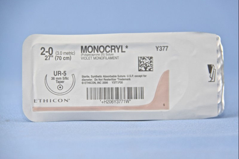 SUTURE, MONCRYL VIO MONO 2-0 27" UR-5 (36/BX)