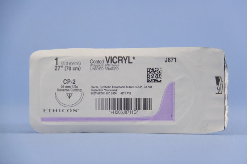 SUTURE, VICRYL UD BR CT 1 27" CP2 (36/BX)