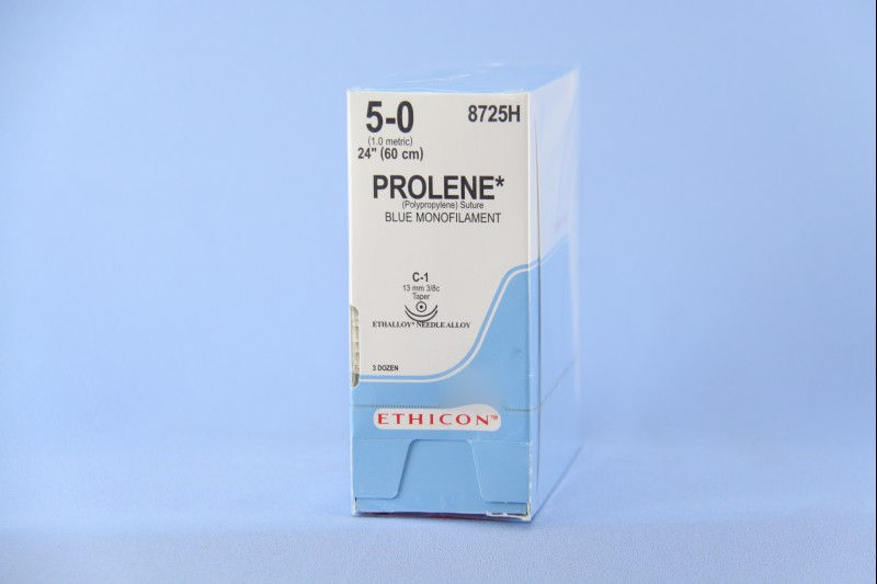 SUTURE, PROLENE BLU MONO 5-0 24" C-1 (36/BX)
