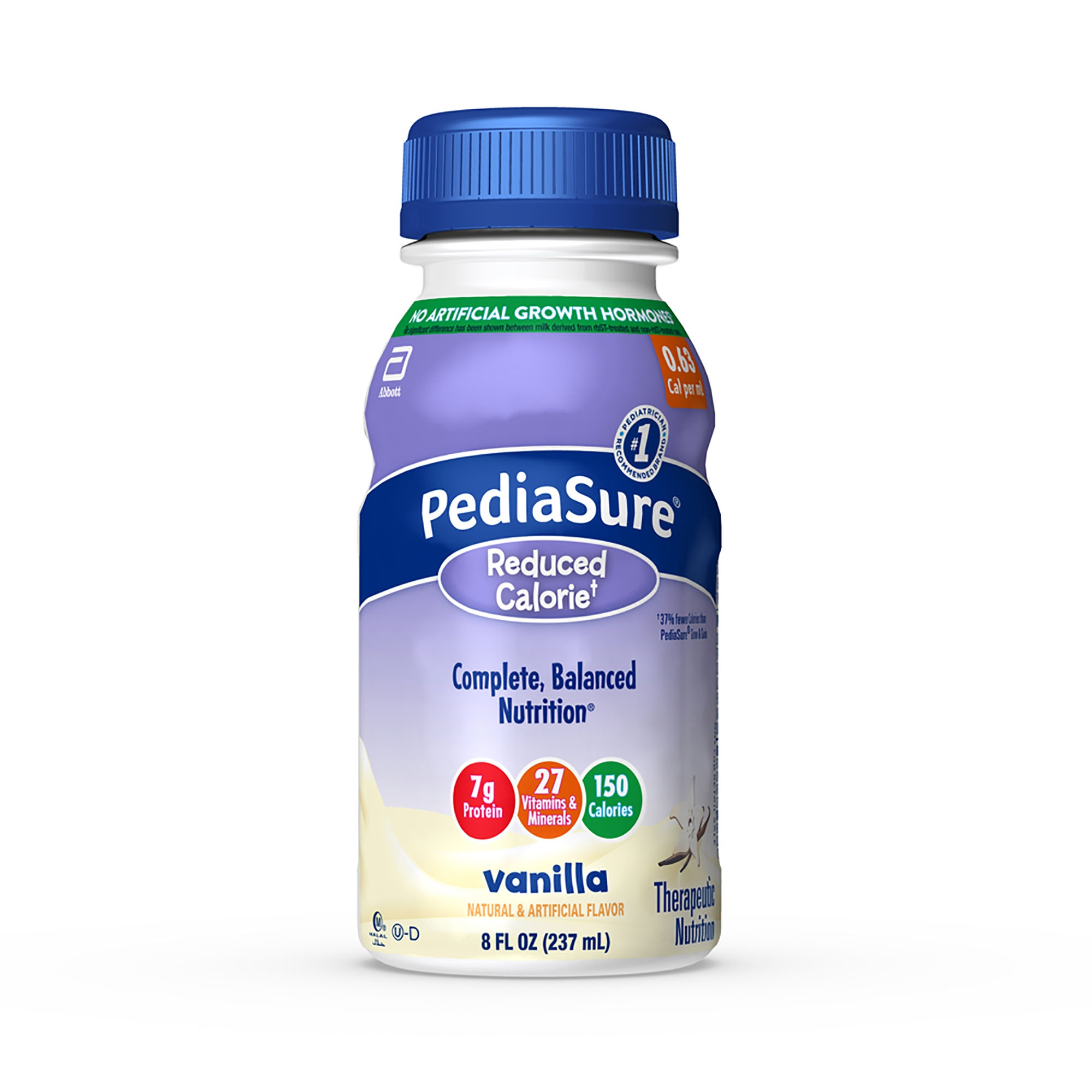 PEDIASURE, REDUCED CALORIE VANILLA 8OZ (24/CS)
