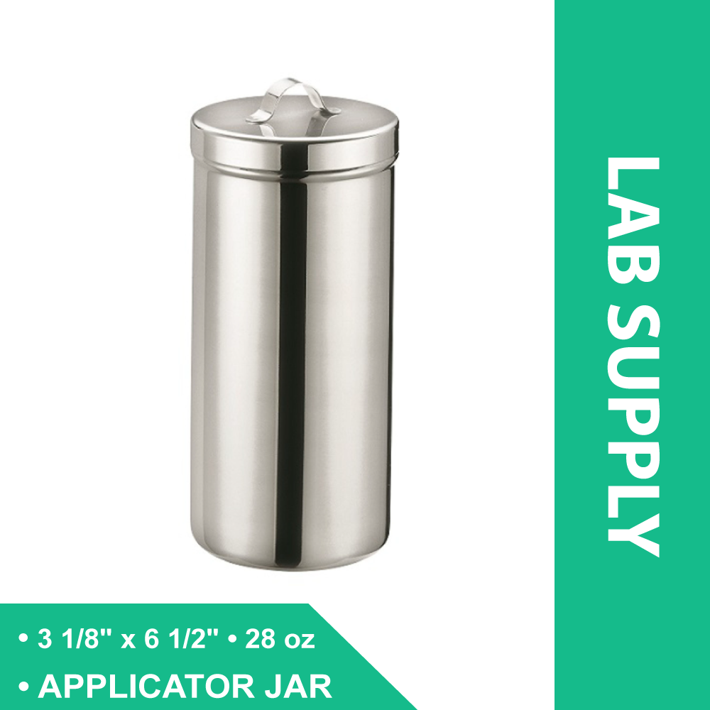 SS APPLICATOR JAR, 28OZ
