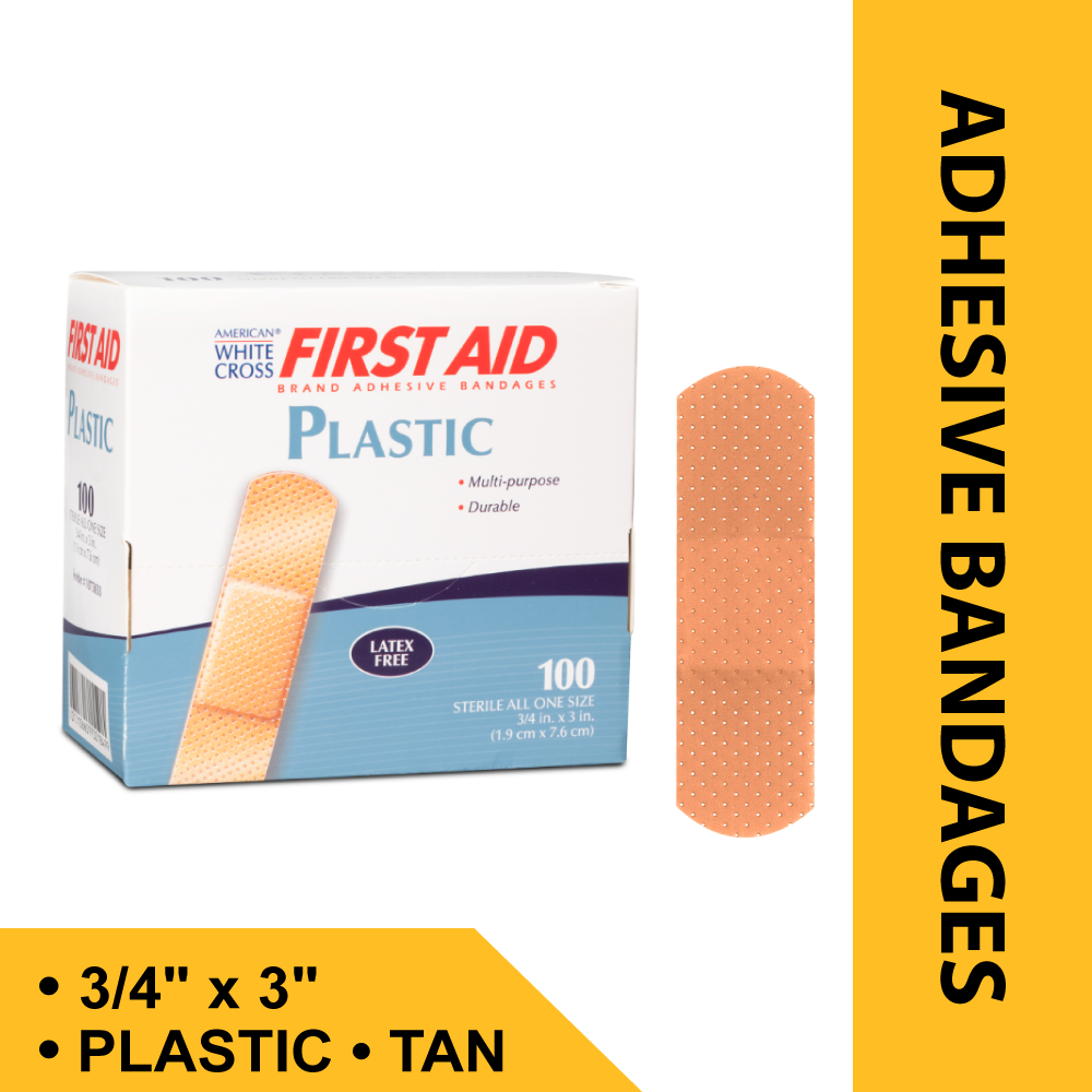 PLASTIC BDG 3/4"X3", ST