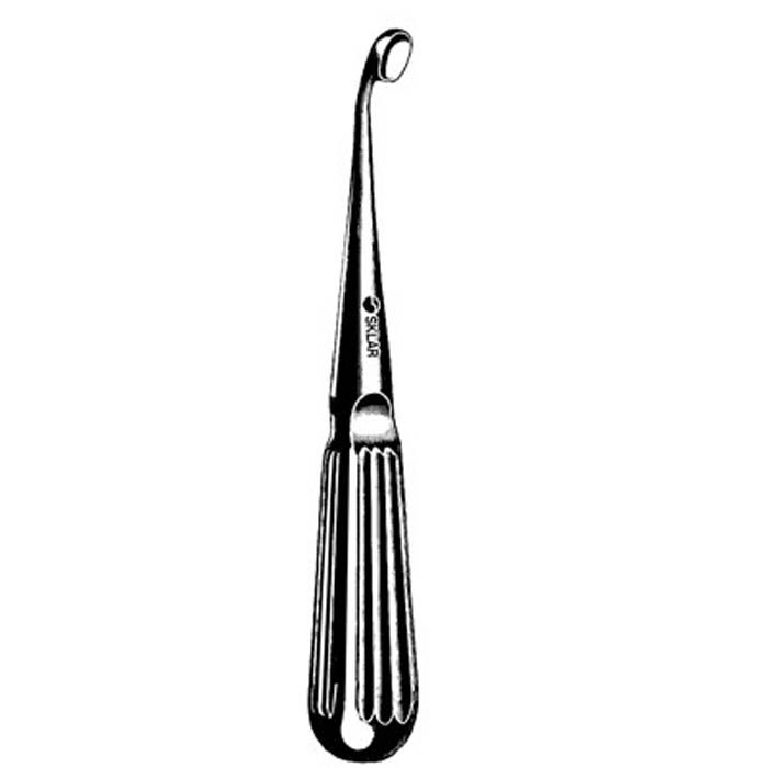 CURETTE, BRUNS OVL #2 ANGL 9"