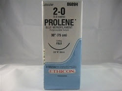 SUTURE, PROLENE BLU MONO 2-0 30" FSLX (36/BX)