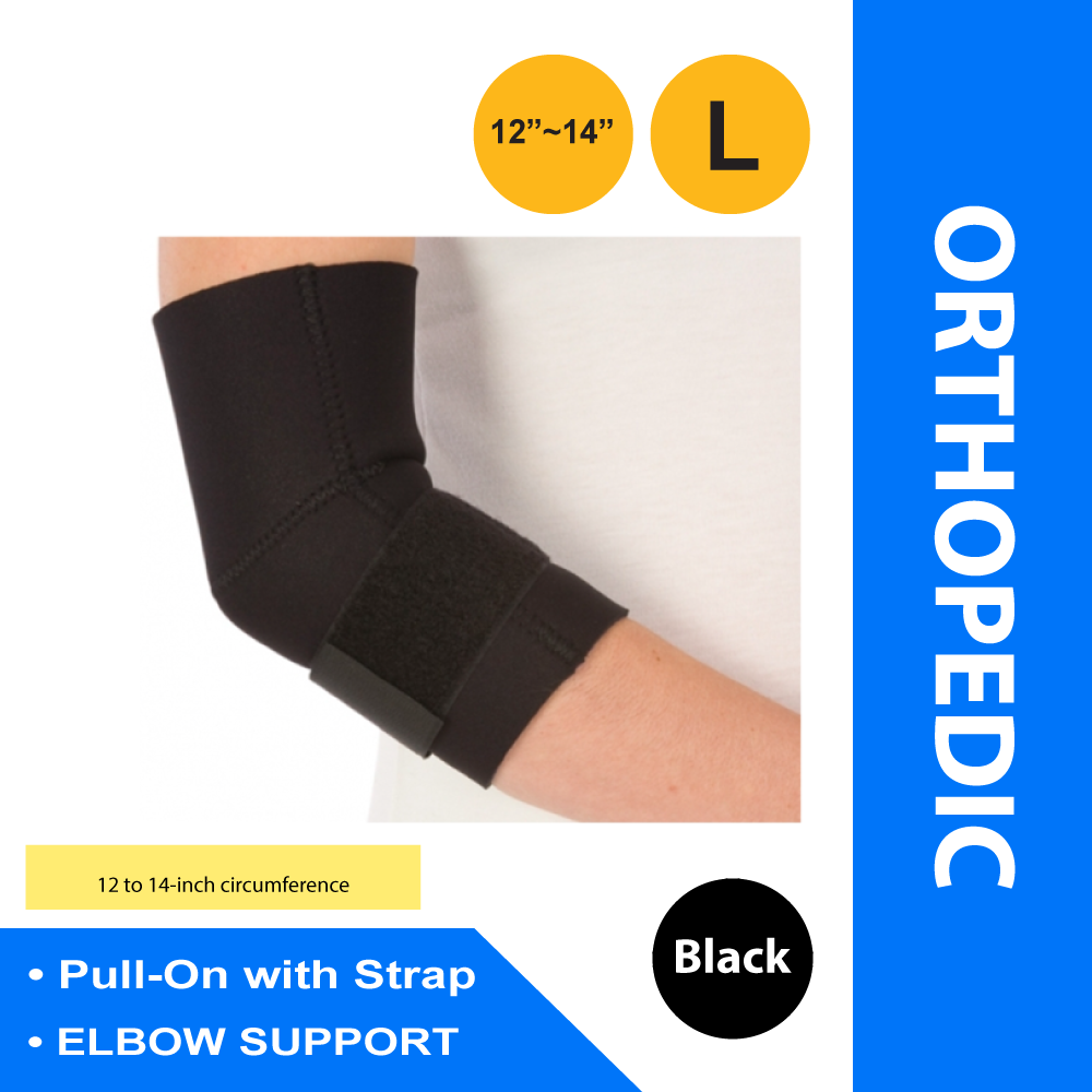 ELBOW SUPPORT, TENNIS NEOPRENEW/CLSR STRAP LG