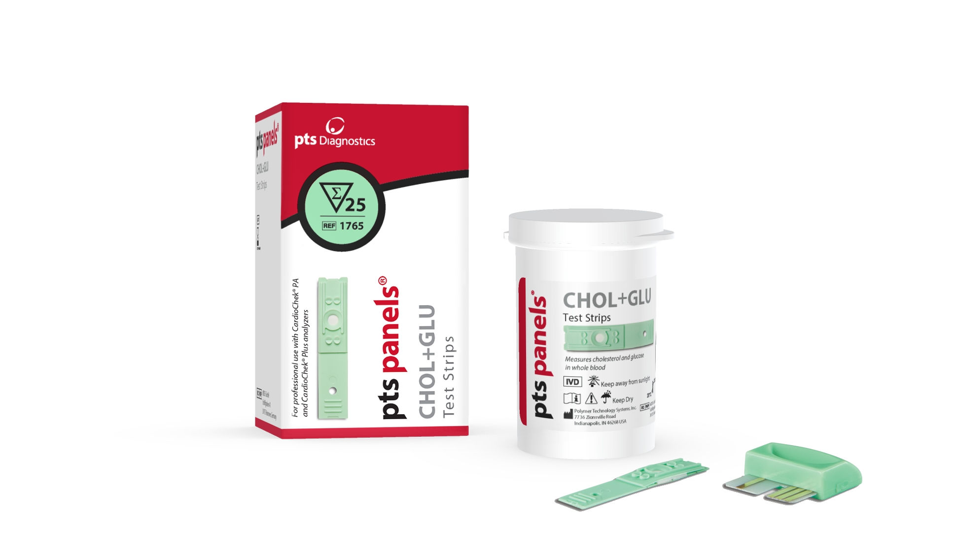 TEST STRIP, CHOL+GLU PANEL (25/BX)