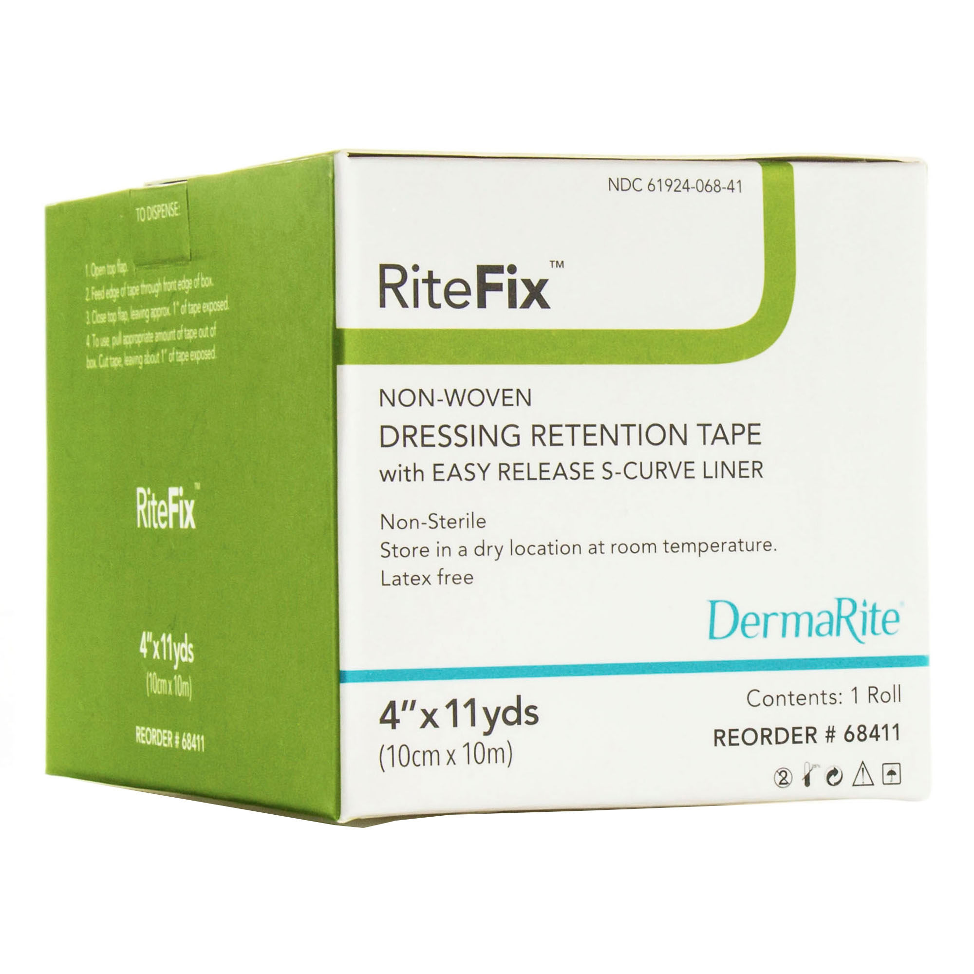 TAPE, RITE FIX RETENTION DRESSING 4"X11 YDS (1/BX)