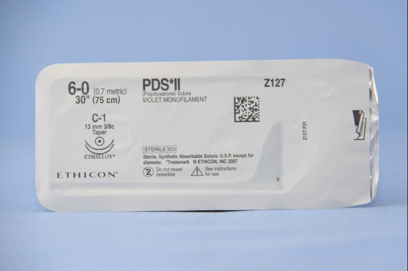 SUTURE, PDS VIO MONO 6-0 30" C-1 (36/BX)