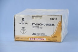 SUTURE, ETHBND GRN BR 0 18" MO7 C/R (12/BX)