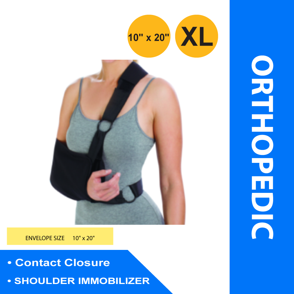 SHOULDER IMMOBILIZER, CLINIC CTN/POLY ECON XLG