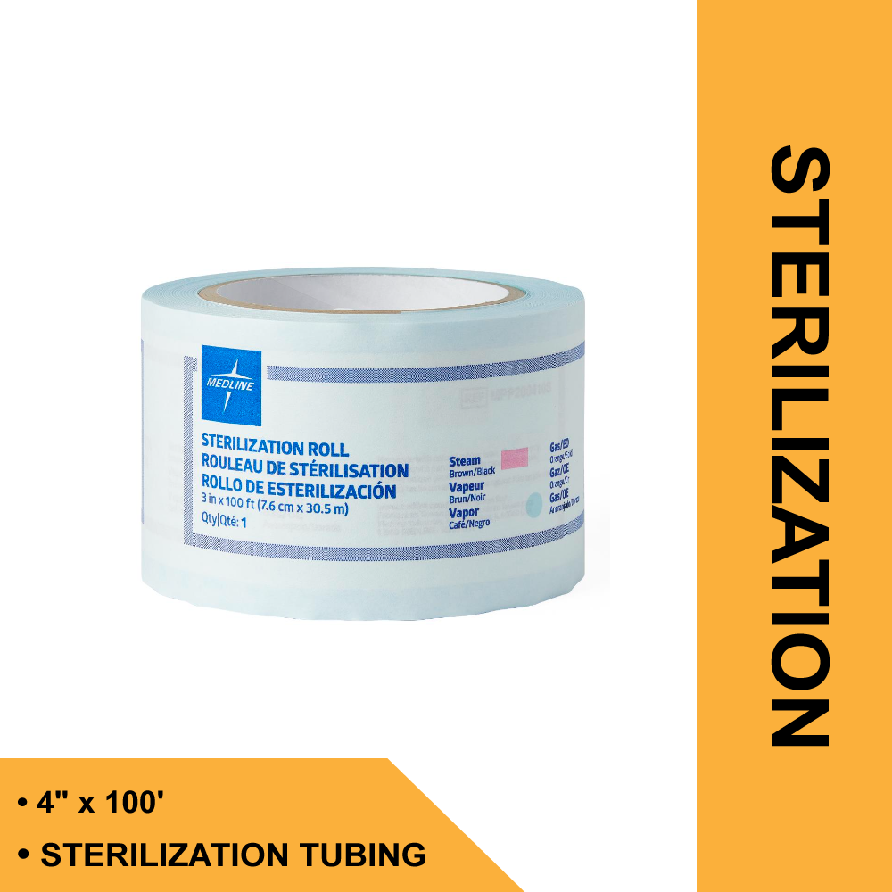 STERILIZATION TUBING, STEAM / GAS, 4 INCH X 100 FOOT