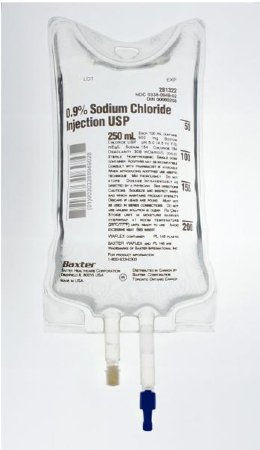 SOD CHL, IVSOL 0.9% 250ML (36/CS)