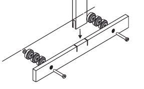 SPACERS/SCREWS, F/222 HEEL PLATE