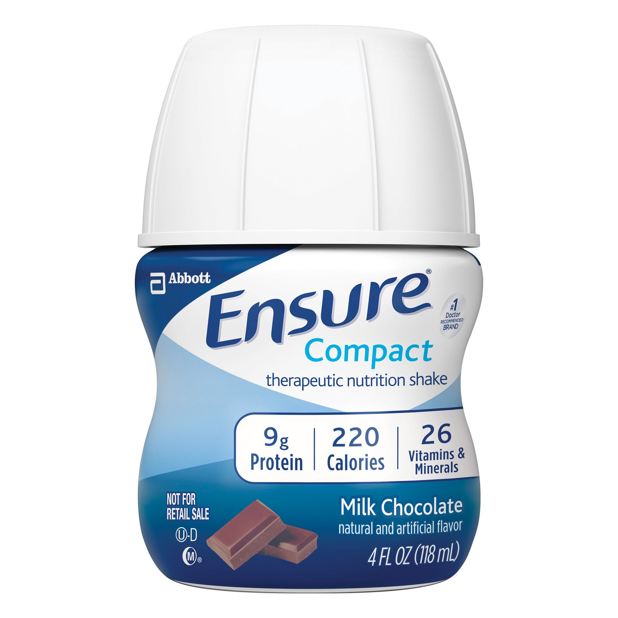ENSURE, COMPACT READY TO USE CHOCOLATE 4OZ (24/CS)