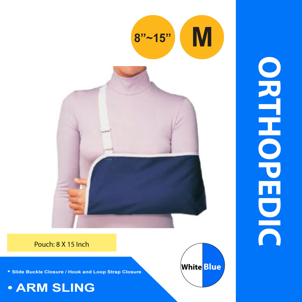 ARM SLING, ECON DEEP PKT CTN/POLY MED