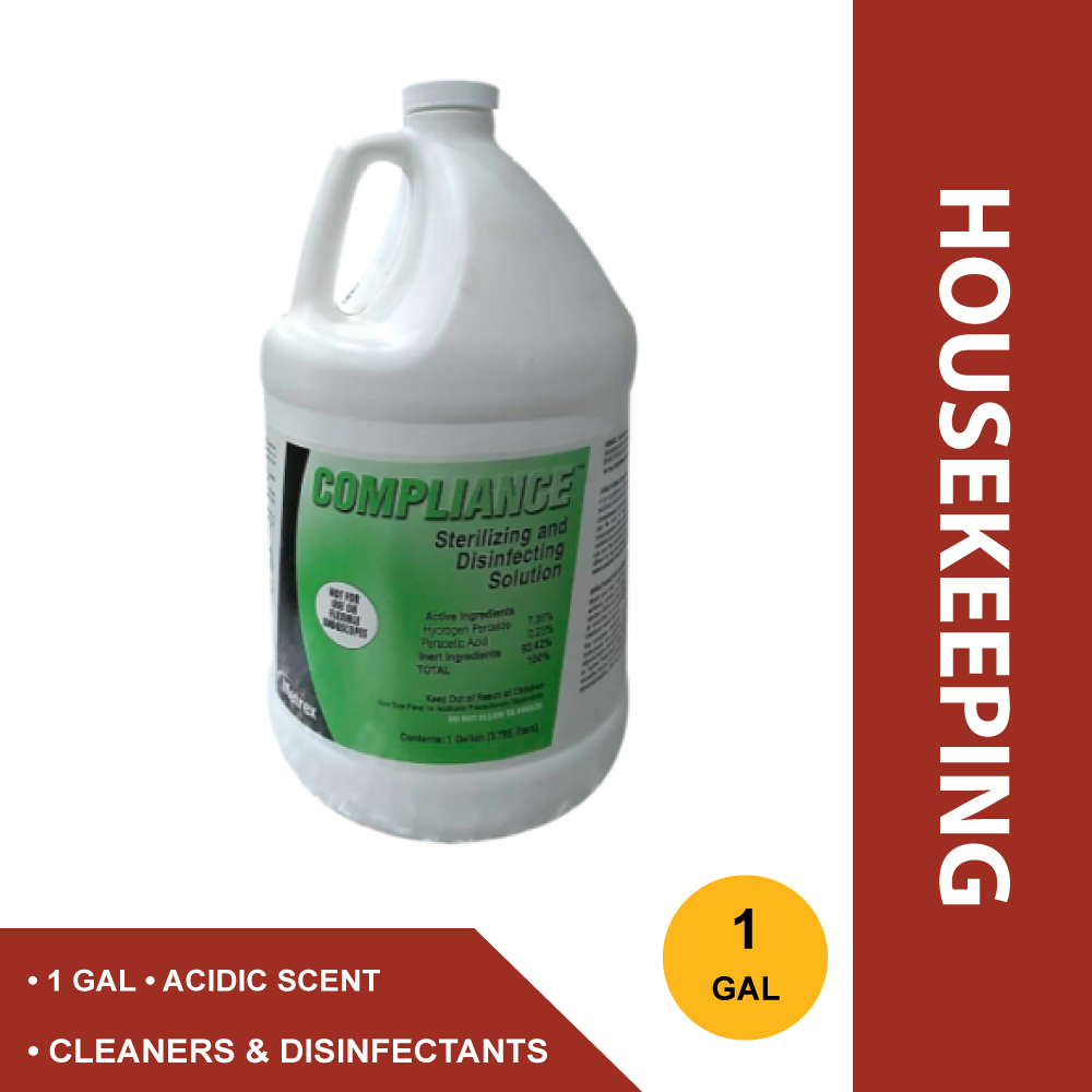 DISINFECTANT, COMPLIANCE STR GL (4/CS)