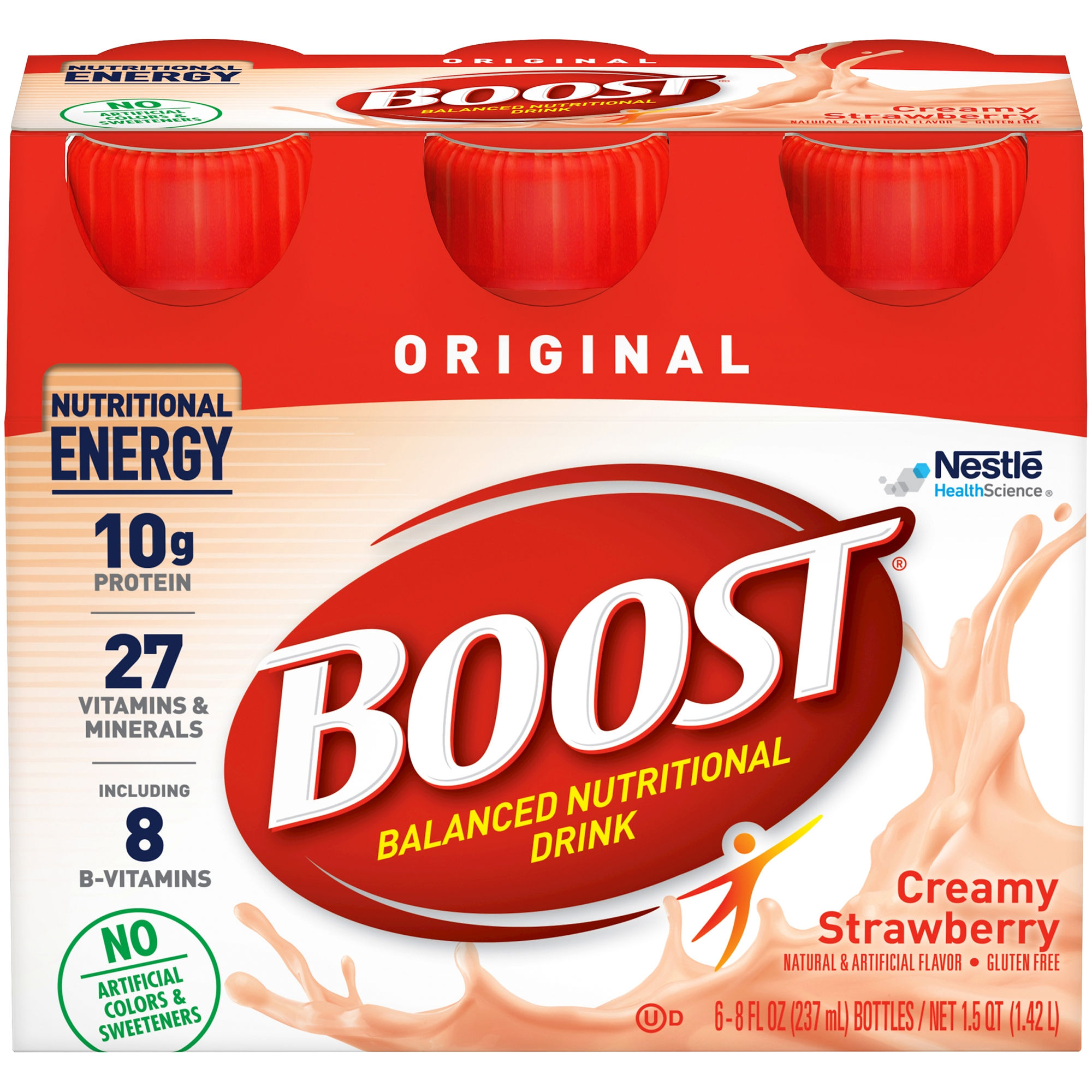 BOOST, ORIGINALCREAMY STRAWBERRY FE 8OZ (6/PK 4P/KCS)