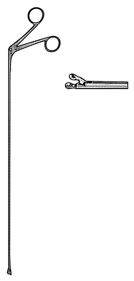 FORCEP, BRONCHO-ESOPHAGSCOPY CHEVALIER JACKSON 12" D/S