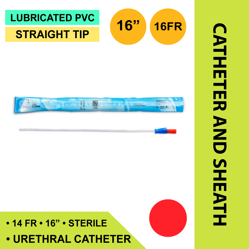CATHETER, INTMT ML LF RTU 16" 16FR (30/BX 10BX/CS)