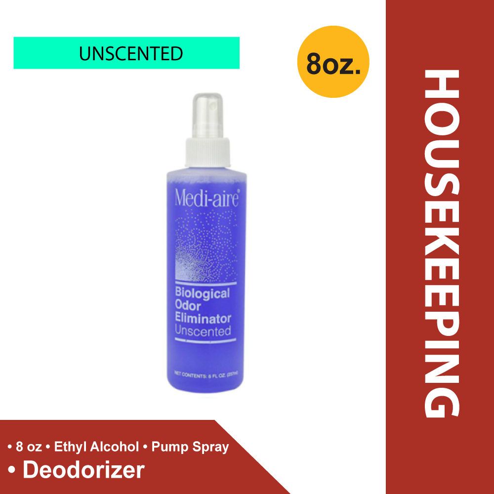 ODOR ELIMINATOR, SPR UNSCENTED 8OZ (12/CS)