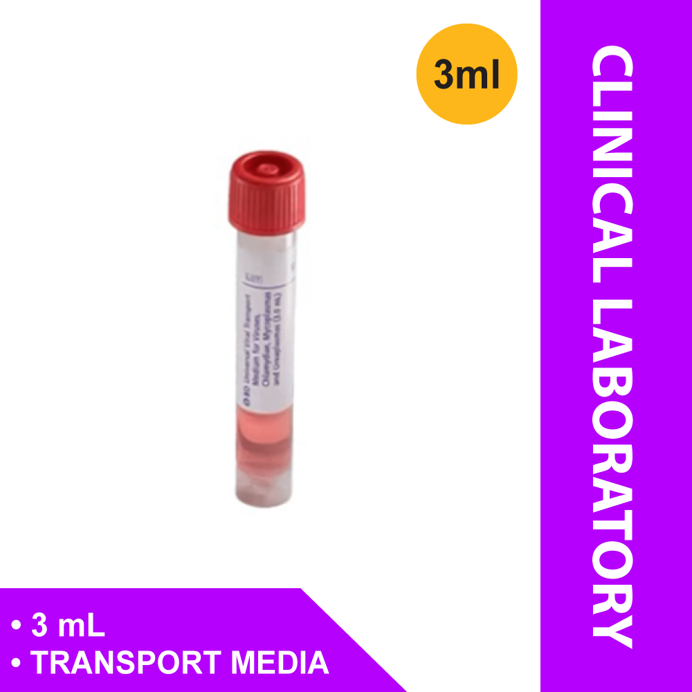 VIAL, TRANSPORT UNIV VIRAL 3ML(50/PK)