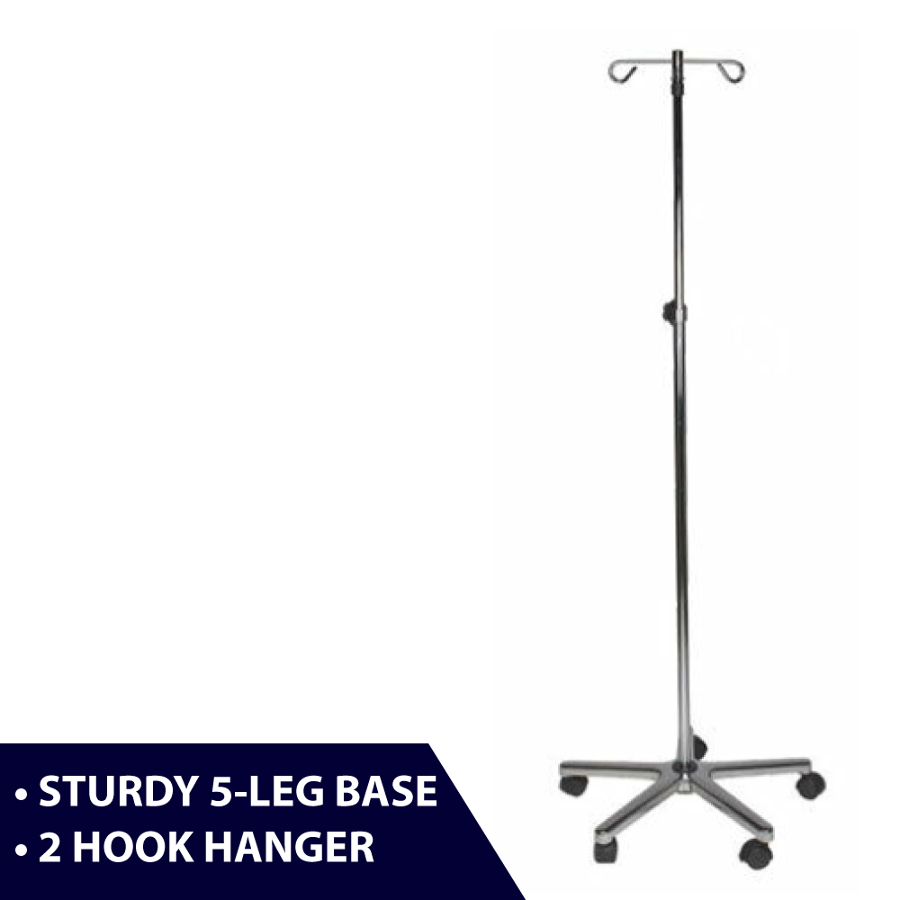 DELUXE IV POLE BASE, 2 HOOK HANGER, 1/BX