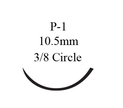 SUTURE, PROLENE BLU MONO 6-0 18" P-1 (12/BX)