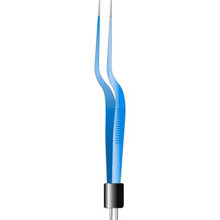 FORCEP, BIPOLAR JANSEN BAYONET1MM 6"