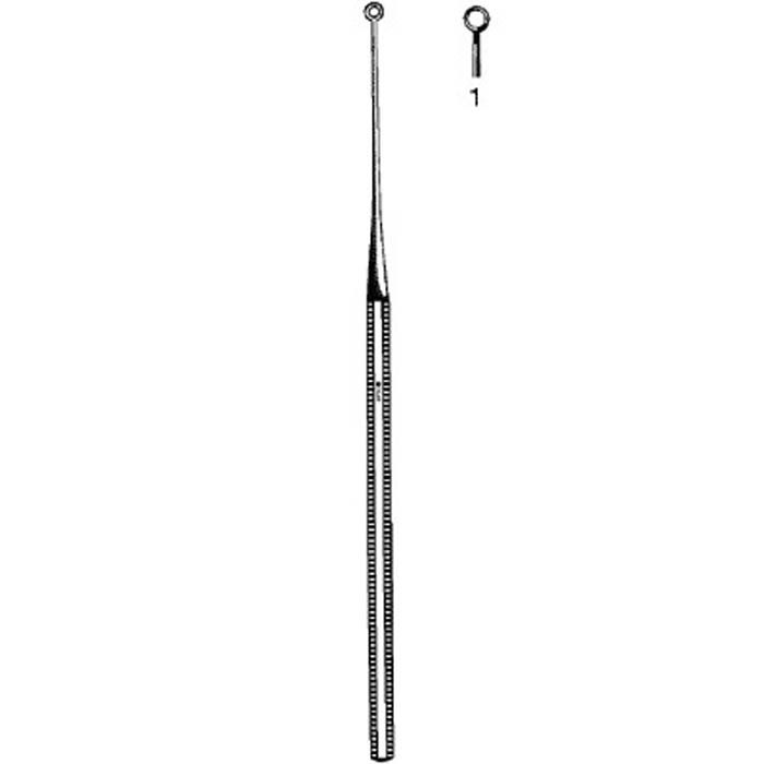 CURETTE, EAR BUCK SHRP STRT #1