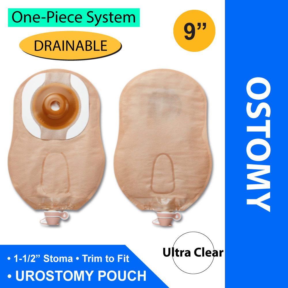 POUCH, UROSTOMY 1PC CONVEX FLEXTEND CTF TO 1 1/2" (5/BX)