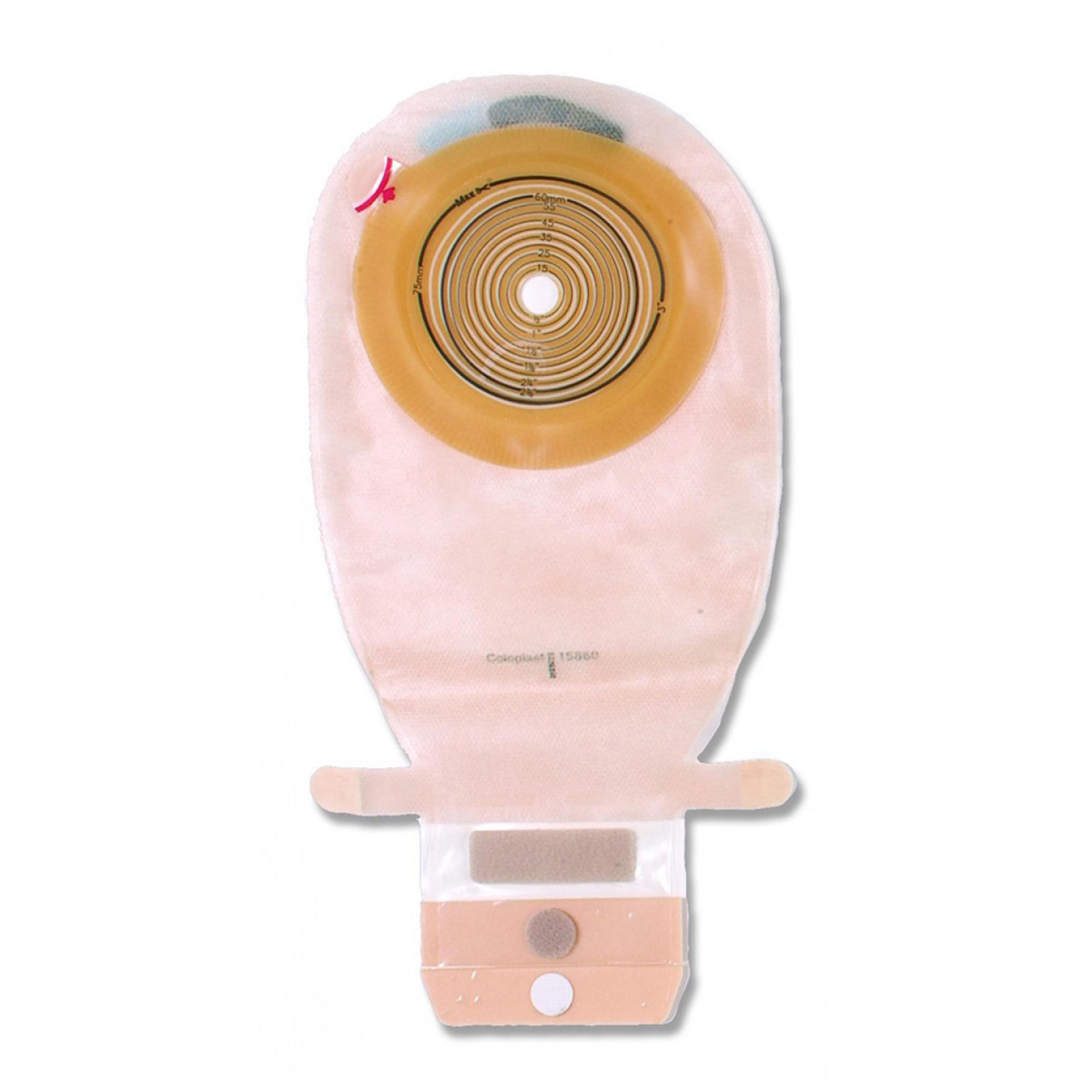 POUCH, EASICLOSE MAXI WIDE OUT40MM CLR (10/BX)