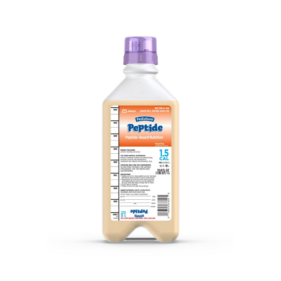 PEDIASURE, PEPTIDE RTH 1.5CAL (8/CS)
